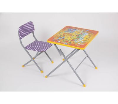 Комплект детской мебели "Фея" Досуг 201 Алфавит оранжевый