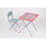 Комплект детской мебели "Фея" Досуг 201 Алфавит розовый