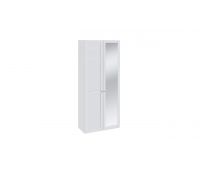 Шкаф "Ривьера" для одежды с 1-ой глухой и 1-ой с зеркальной дверью левый (895х452)"