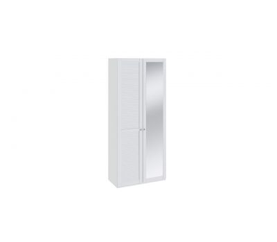 Шкаф "Ривьера" для одежды с 1-ой глухой и 1-ой с зеркальной дверью левый (895х452)"