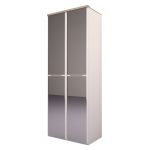 Шкаф для одежды 2-х дверный "Яна" с зеркалами (01)"
