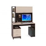 Компьютерный стол "КСТ-114" с надстройкой КН-03